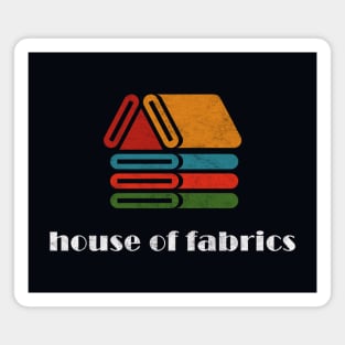 House of Fabics Distressed Magnet